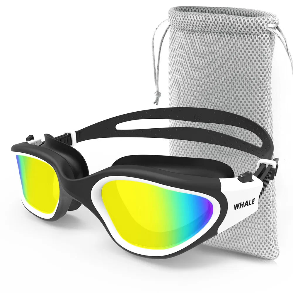 Polarized Swimming Goggles for Adults - Anti-Fog & UV Protection