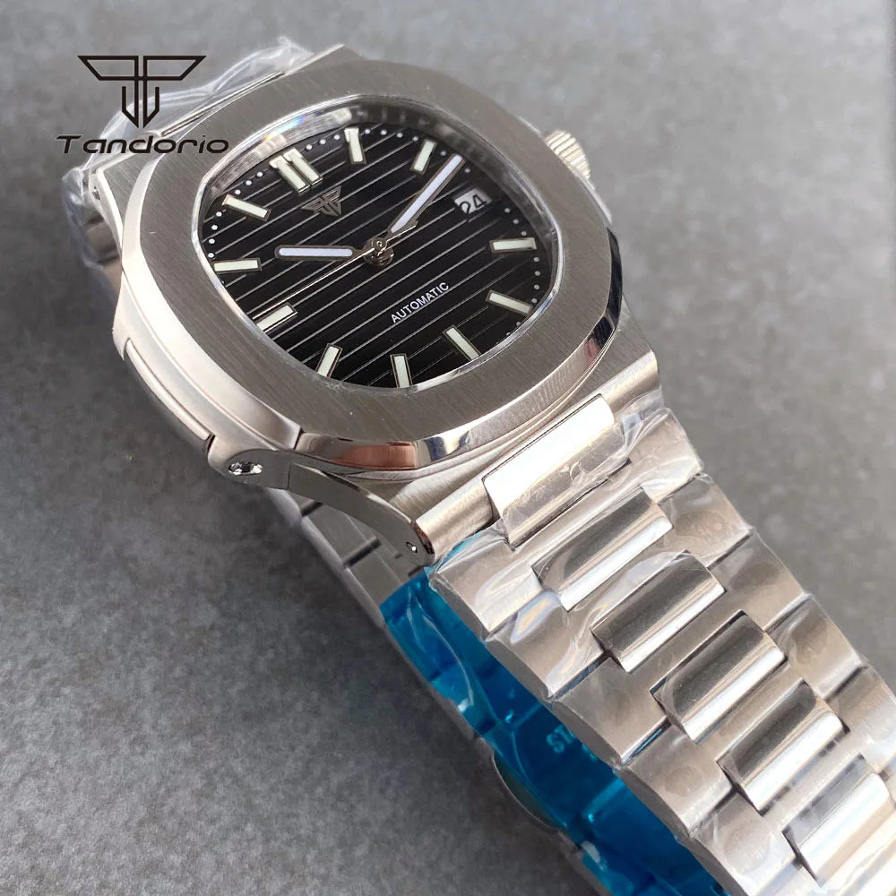 Tandorio Square Automatic Watch - Sapphire, Lume, NH35