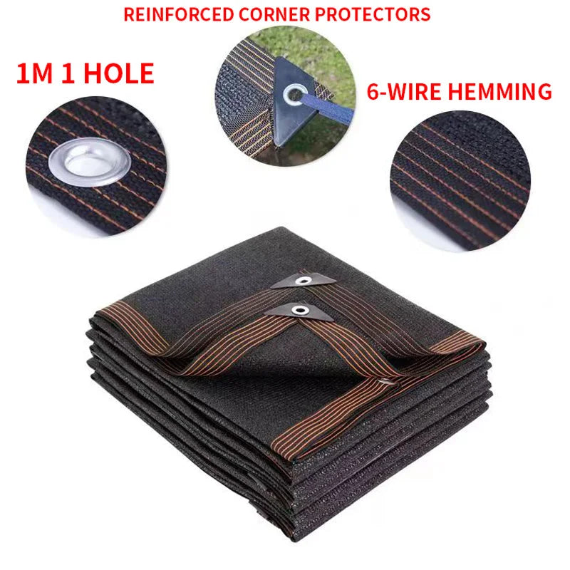Beige Sunshade Cloth - Durable UV Protection Mesh for Patio, Garden & Greenhouse