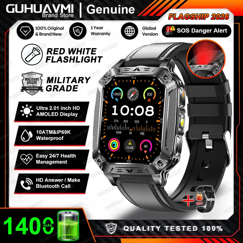 Apex Outdoor Smartwatch | GPS, Flashlight, AMOLED, 10ATM - Your Ultimate Adventure Companion