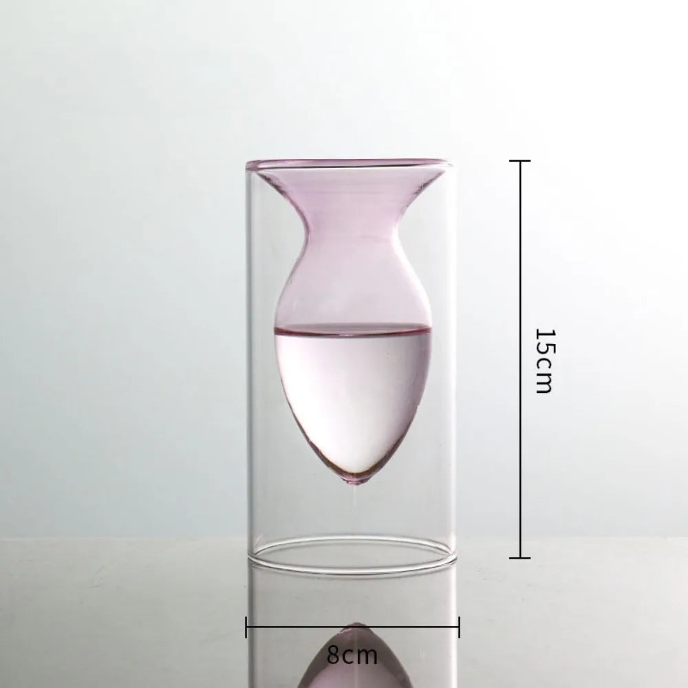 Elegant Glass Hydroponic Vases - Modern Wedding & Home Decor
