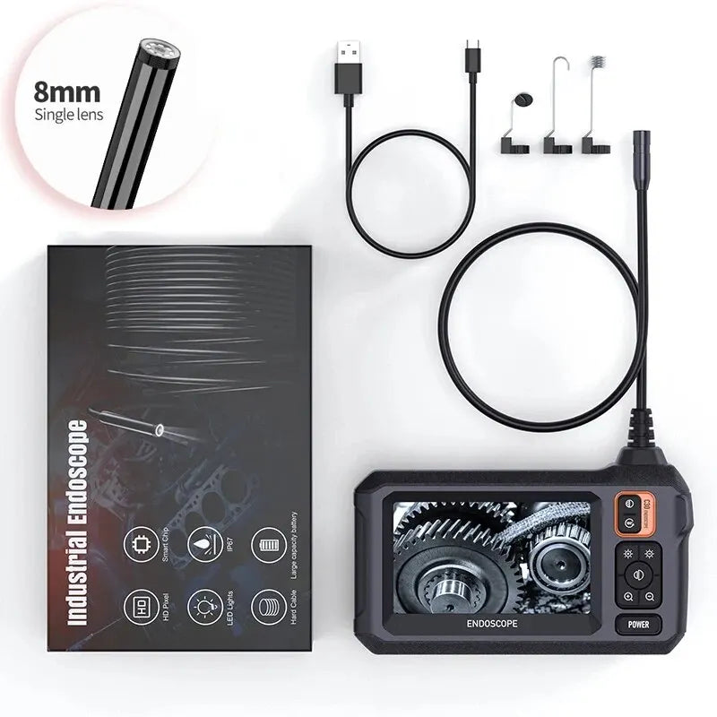 Vabena Industrial Endoscope Camera 8mm HD1080P | Car & Pipe Inspection