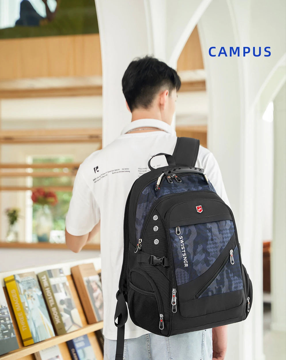 Vabena 2026 Waterproof Laptop Backpack - 17/20 Inch Travel & Everyday Rucksack for Men & Women