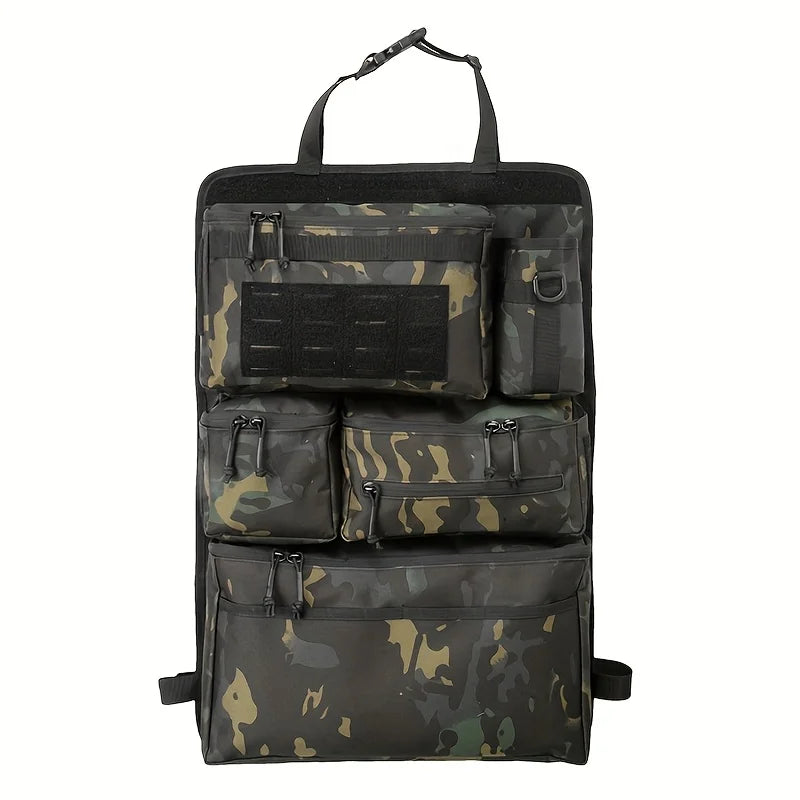 Vabena Tactical Car Seat Organizer – Multifunctional Storage Bag