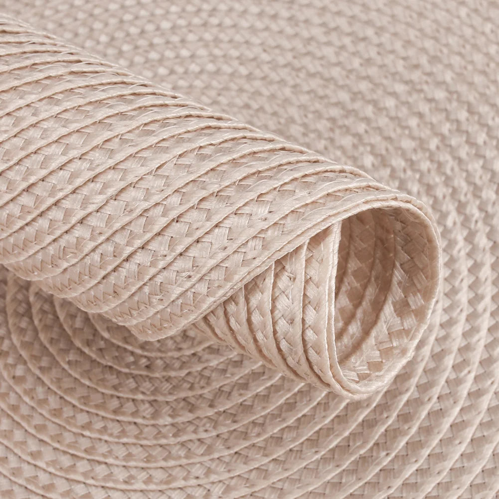 Premium Round Braided Placemats - Set of 6 | Elevate Your Dining Experience