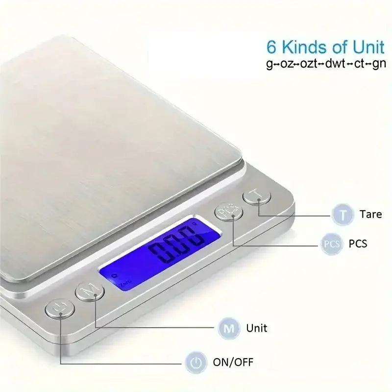 Vabena Digital Kitchen Scale: Precision Coffee & Baking Weighing