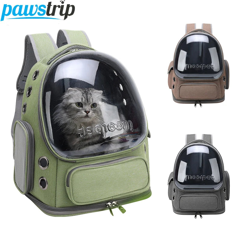 Transparent Pet Carrier Backpack for Cats & Small Dogs | Travel Bag