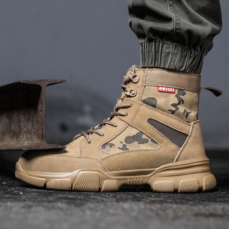 Tulldent Desert Combat Indestructible Safety Boots | Ultimate Protection Footwear
