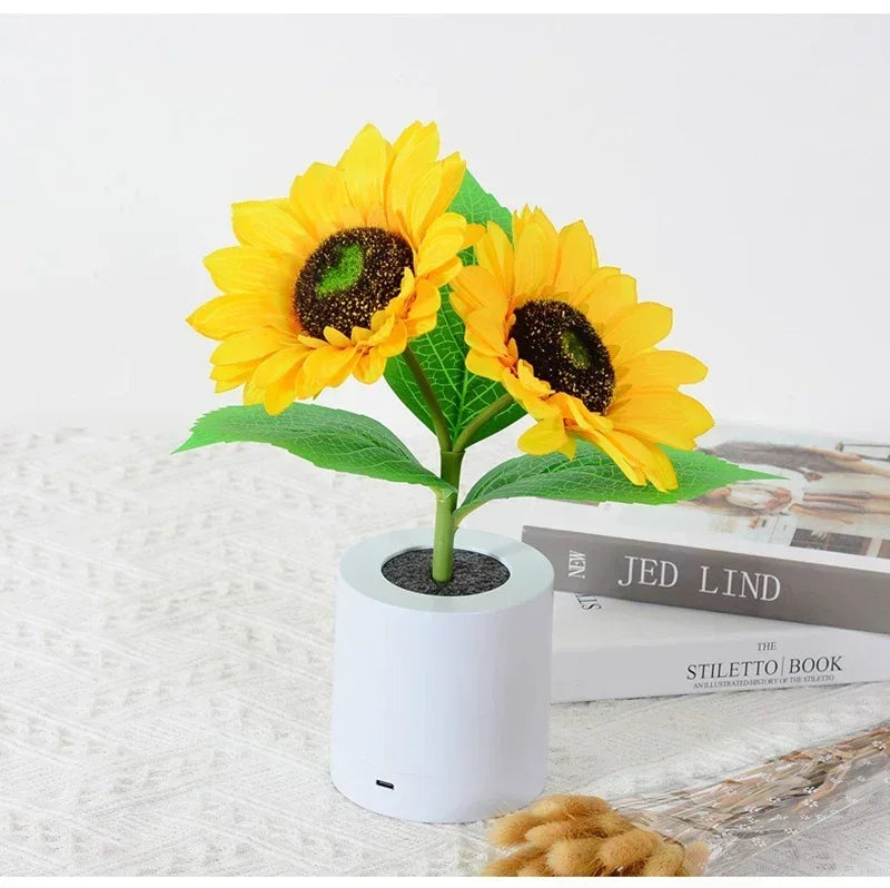 Vabena Rechargeable Sunflower LED Accent Light | Ambient Decor