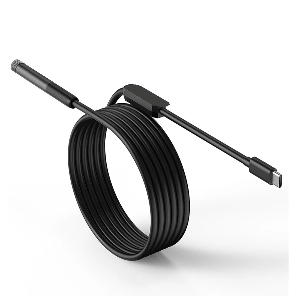 KERUI 2MP Industrial Endoscope Camera for iPhone - Single/Dual Lens Waterproof Inspection Borescope Type C