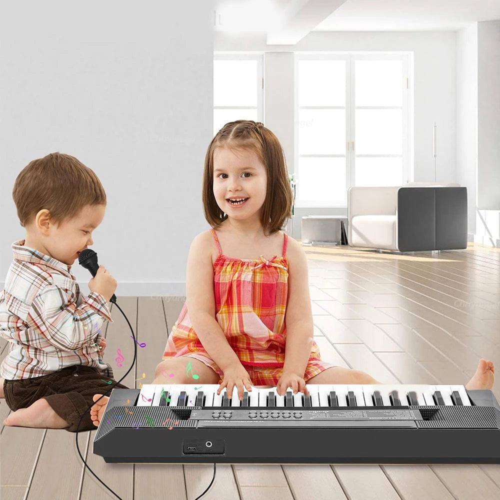37 Keys Kids Electronic Piano Keyboard with Microphone | Educational Musical Toy
