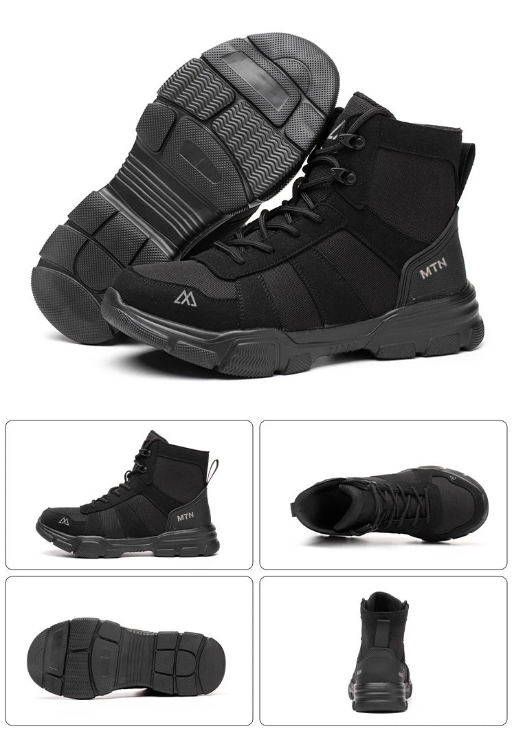 Vabena Breathable Anti-Smash Safety Boots for Work