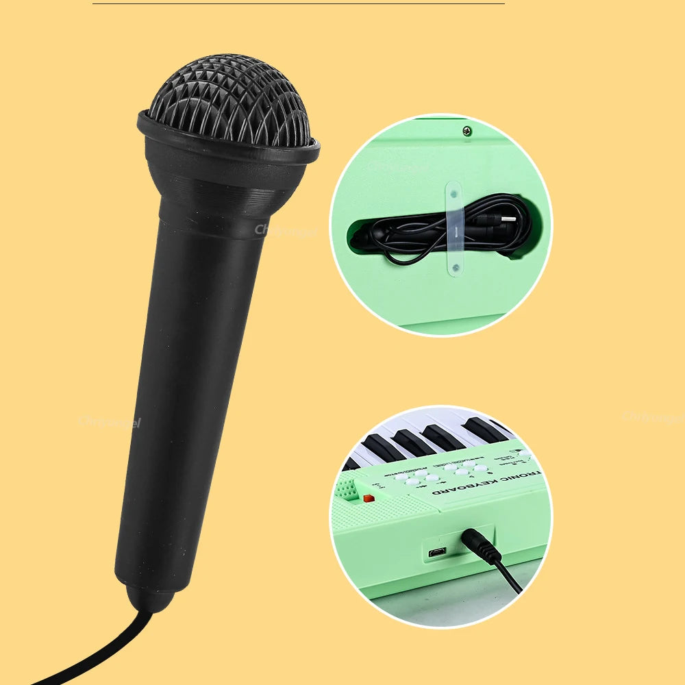 37 Keys Kids Electronic Piano Keyboard with Microphone | Educational Musical Toy