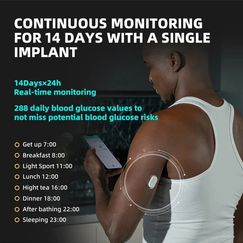 Sibionics 24h Real-Time CGM Blood Glucose Monitor