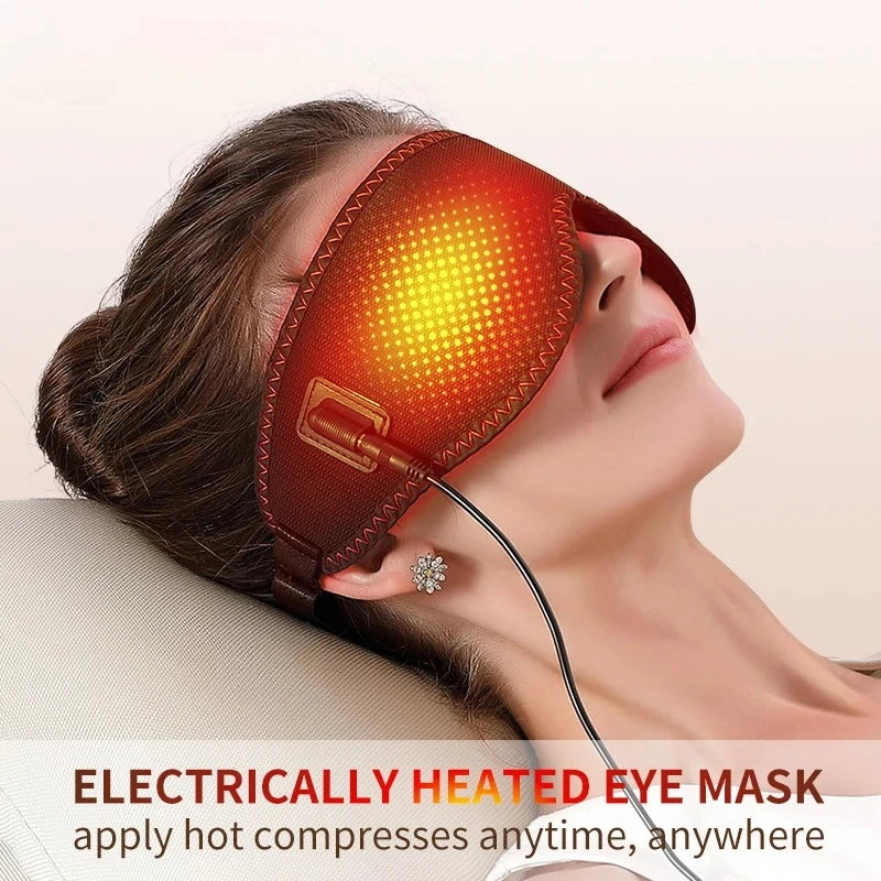 Vabena Heated Eye Mask for Dry Eyes - 3 Heat Levels & Hot Compress
