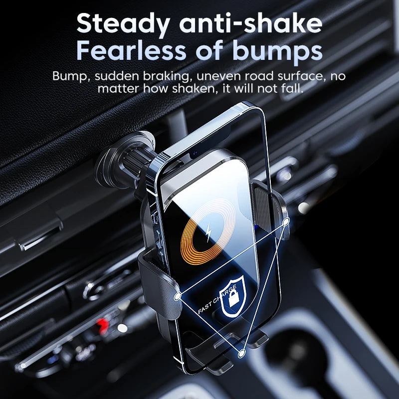 Universal Car Wireless Charger Phone Mount | Auto Holder