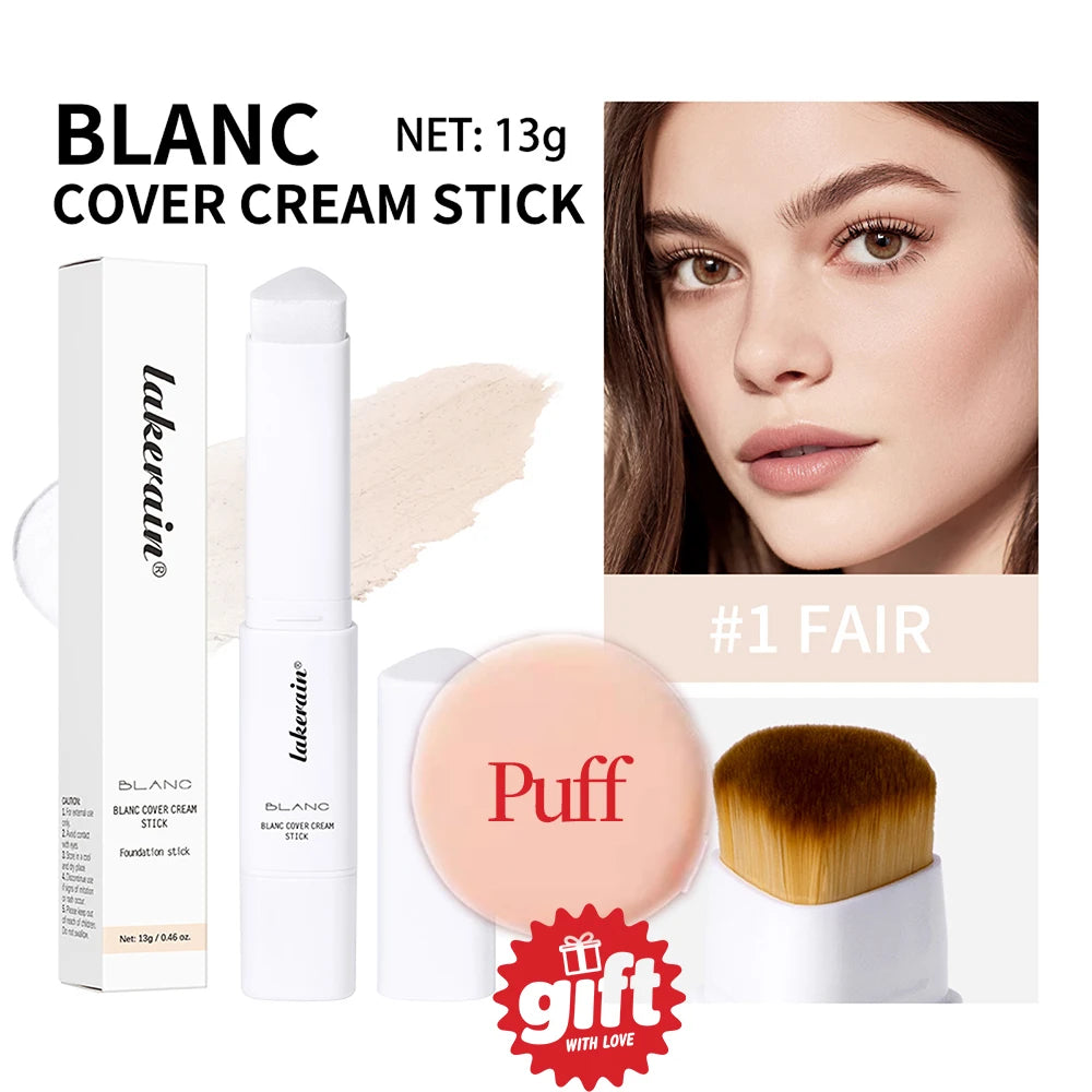 Lakerain Color Changing Foundation Stick - Full Coverage Matte