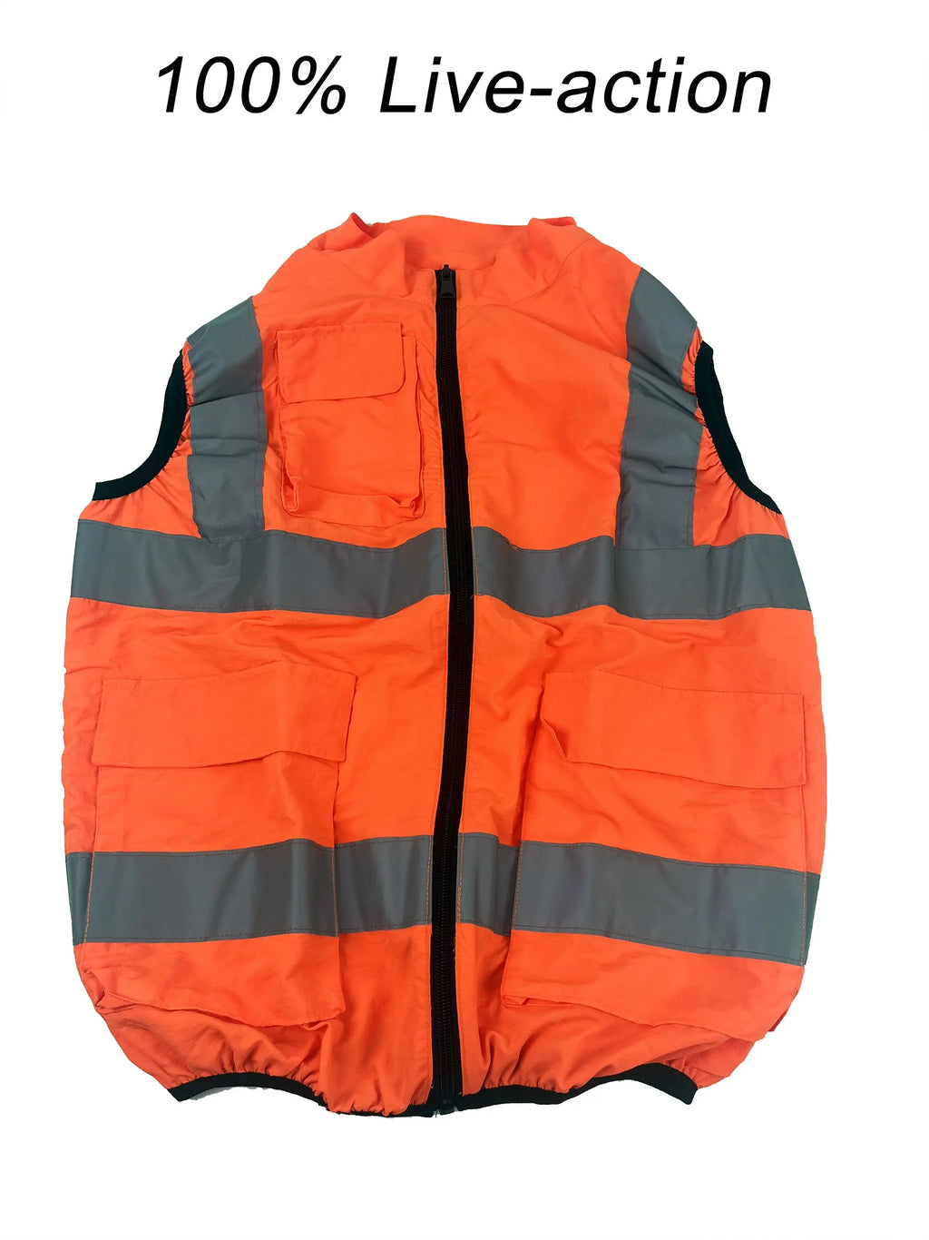 USB Powered Cooling Fan Work Vest - Reflective Summer Safety