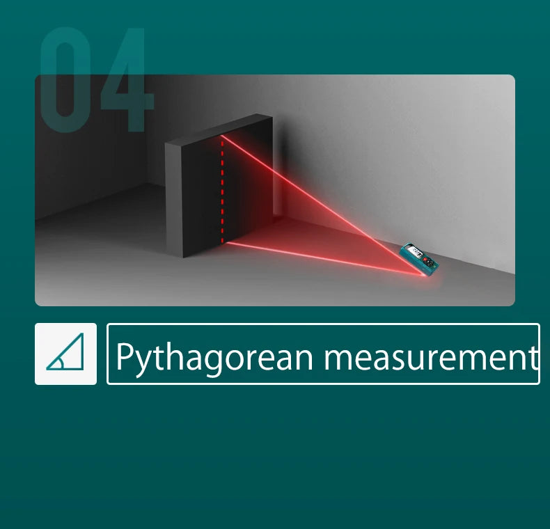 INKERSI High Precision Laser Rangefinder Digital Tape Measure