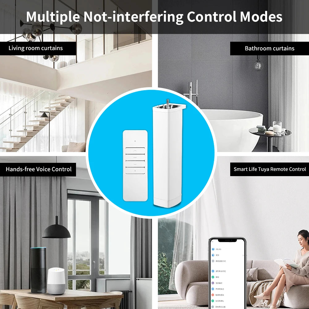 Tuya Smart Shutter & Curtain Motor - Automated Blinds Control