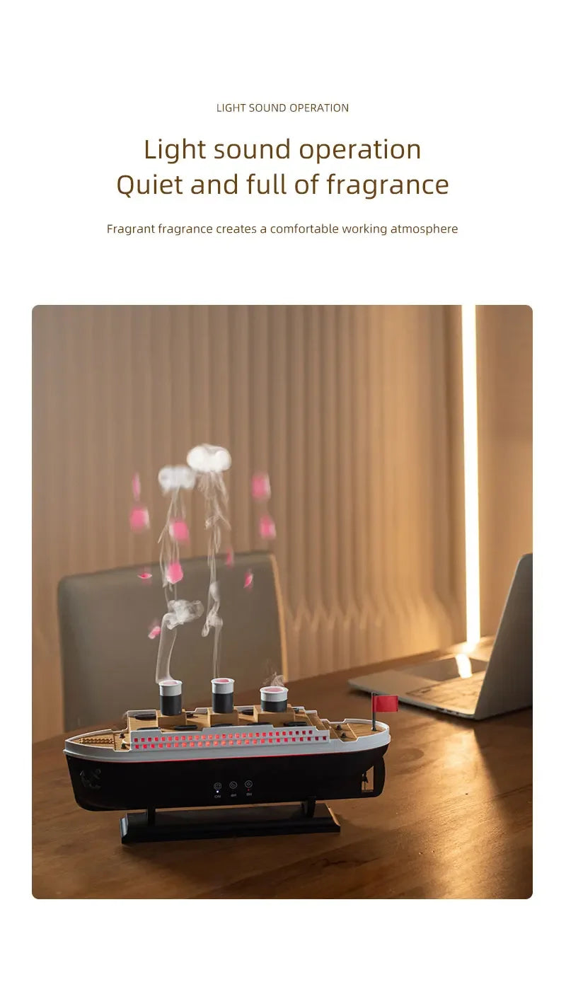 CREAROMA Titanic Humidifier - 250ml Remote Control Air Diffuser