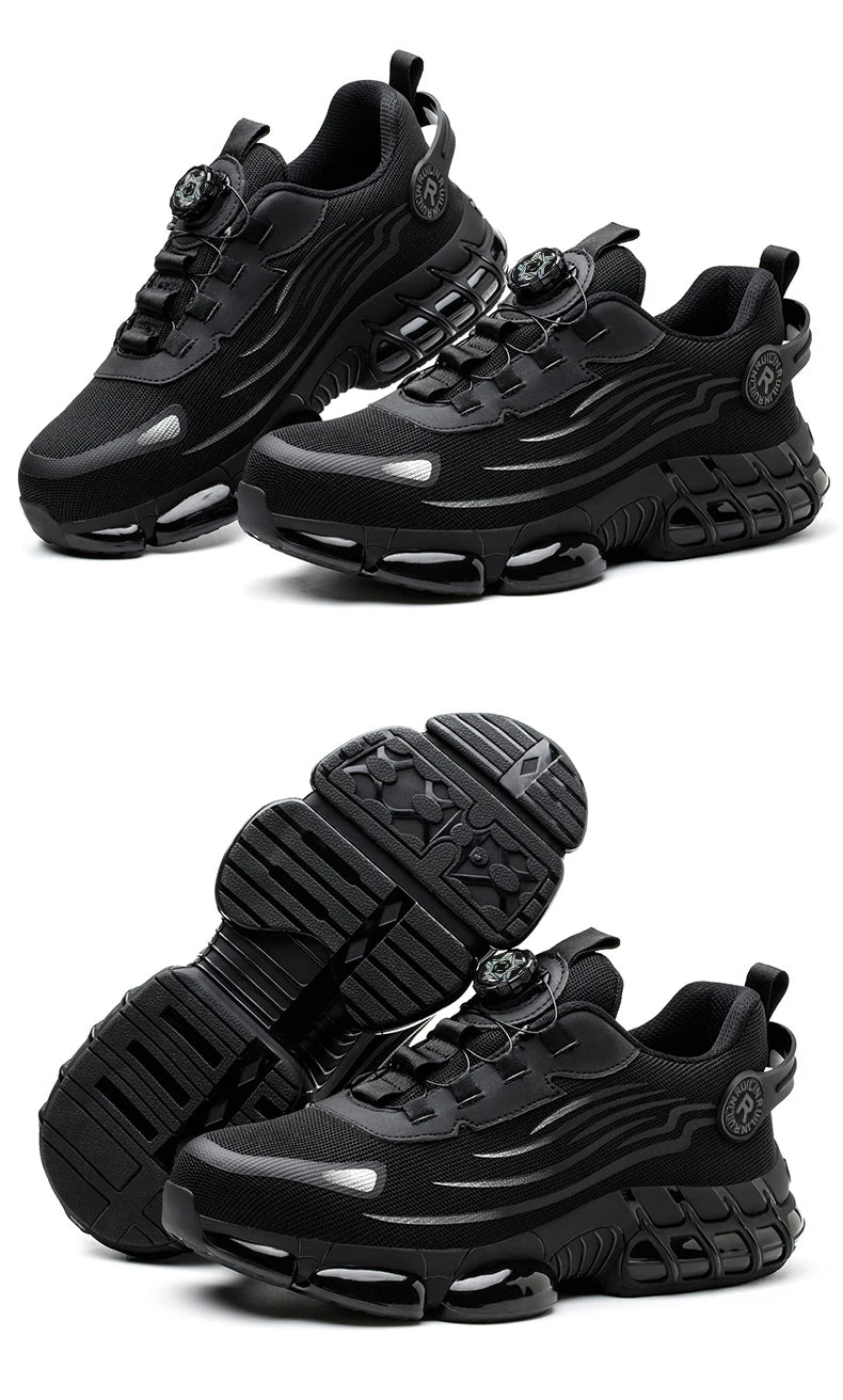 Manlegu Tough Safety Shoes - Ultimate Slip Resistance & Protection