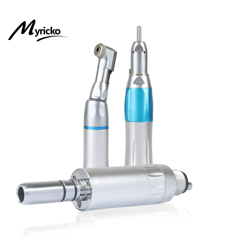 Dental Low Speed Handpiece Kit | Straight & Contra Angle Air Motor Set