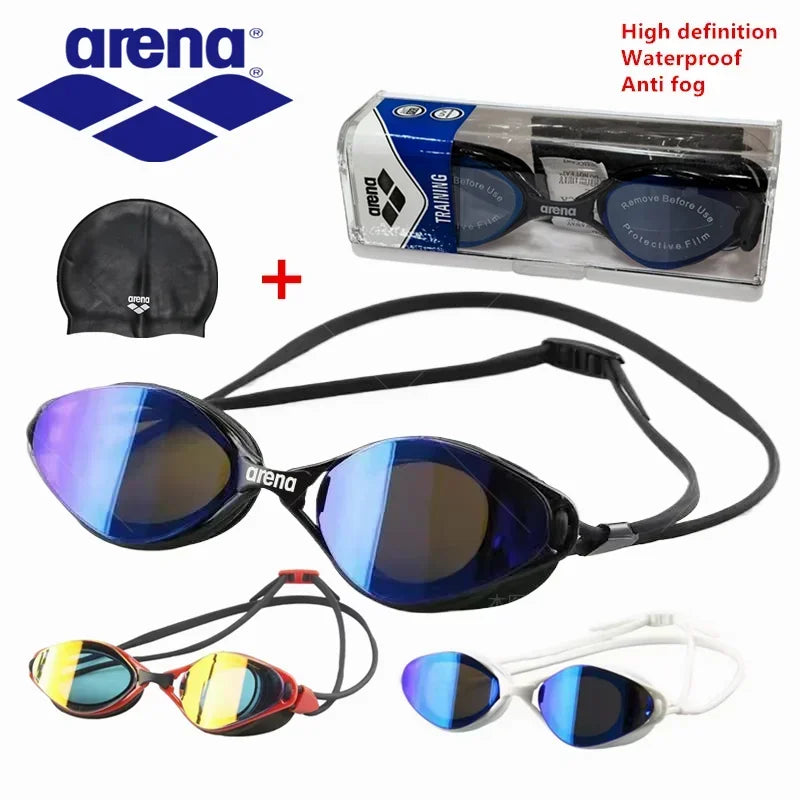 ARENA Professional Anti-Fog Swimming Goggles - UV Protection for Adults