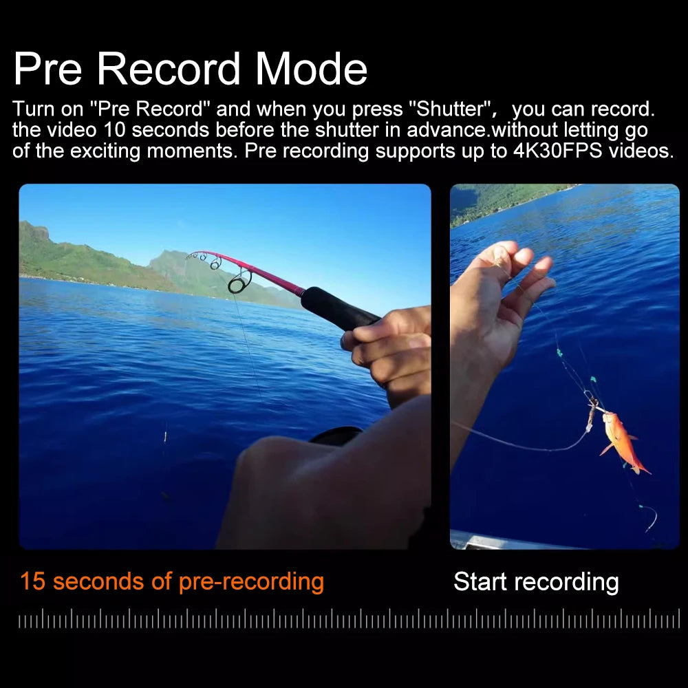 Ourlife 4K Action Camera - Waterproof, WiFi, Touch LCD | Capture Your Adventures