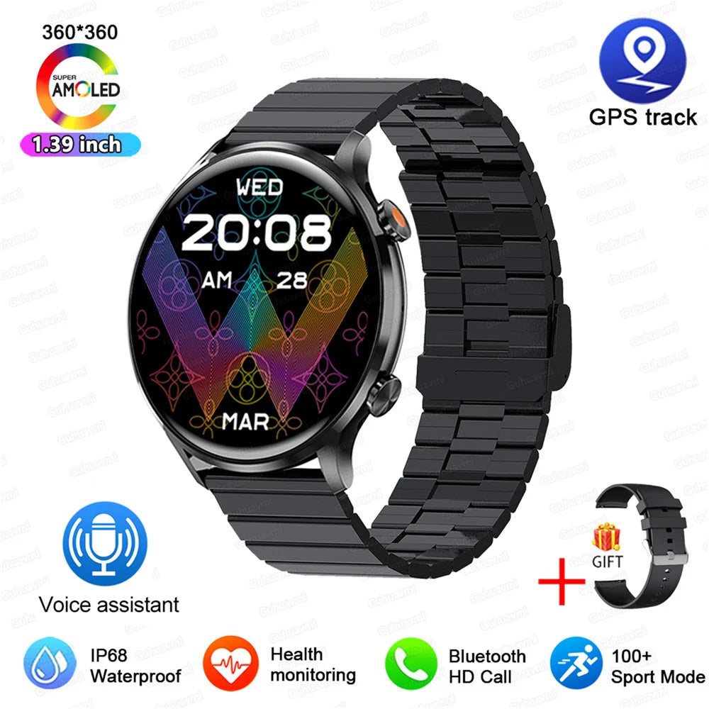 Vabena 2026 Smartwatch for Women & Men | AMOLED, GPS, IP68