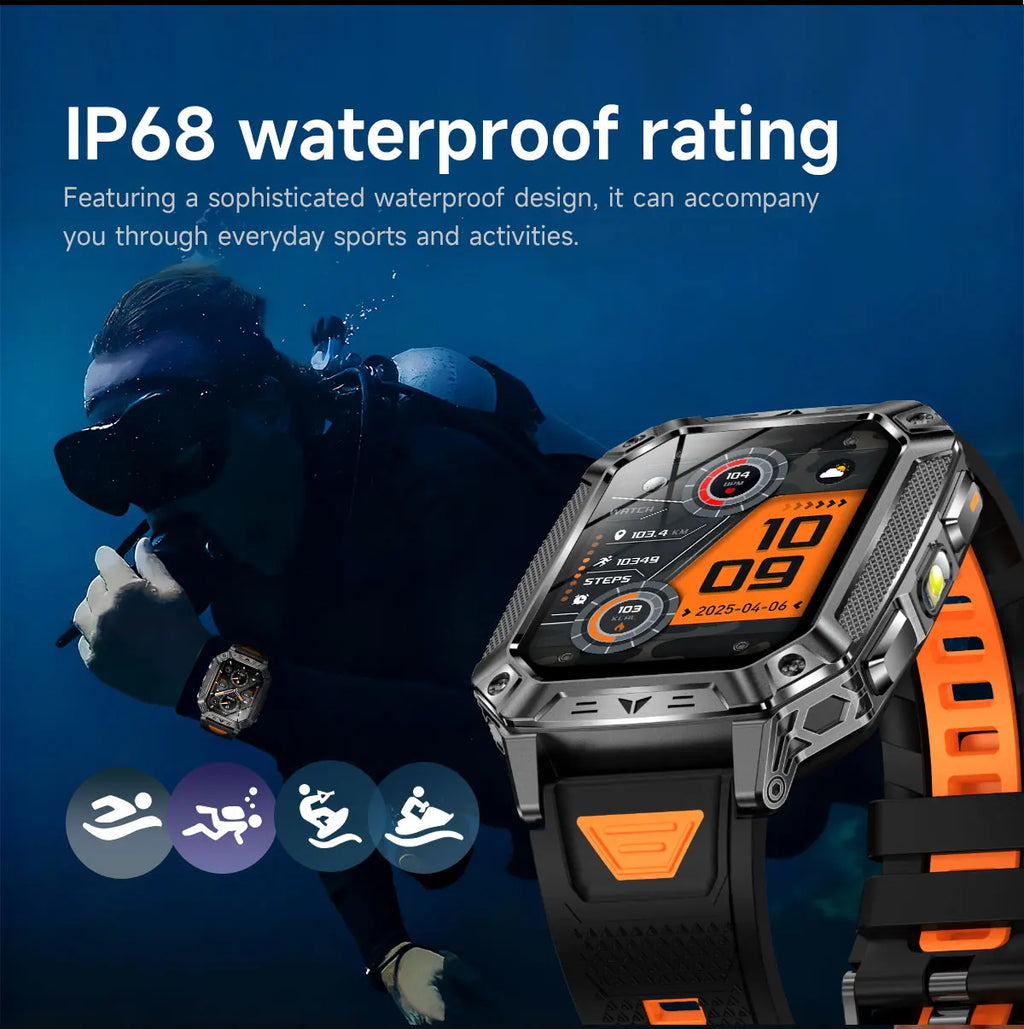 Apex Outdoor Smartwatch | GPS, Flashlight, AMOLED, 10ATM - Your Ultimate Adventure Companion