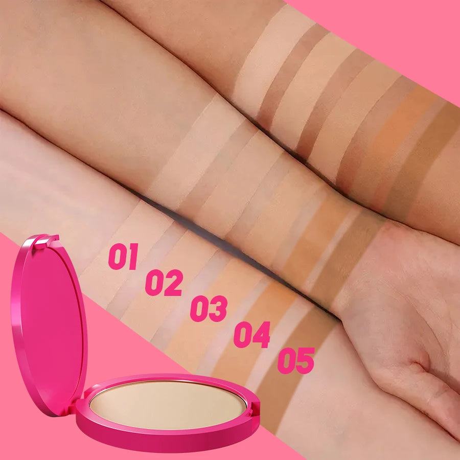 Natural Matte Powder Foundation | Oil Control, Brighten & Conceal