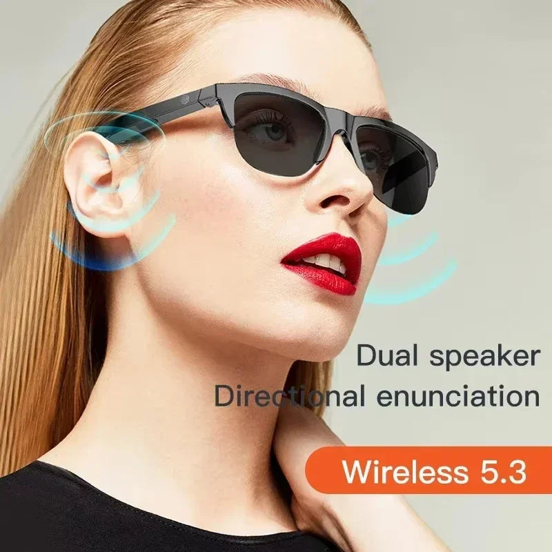 DIXSG Smart Sunglasses with Bluetooth Audio & Blue Light Protection