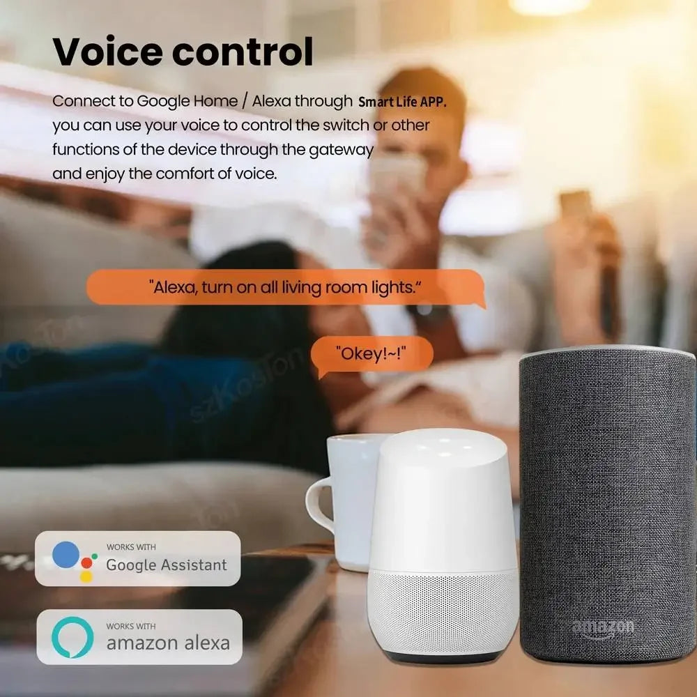 Tuya Zigbee 3.0 Smart Hub - Wireless Home Automation Gateway