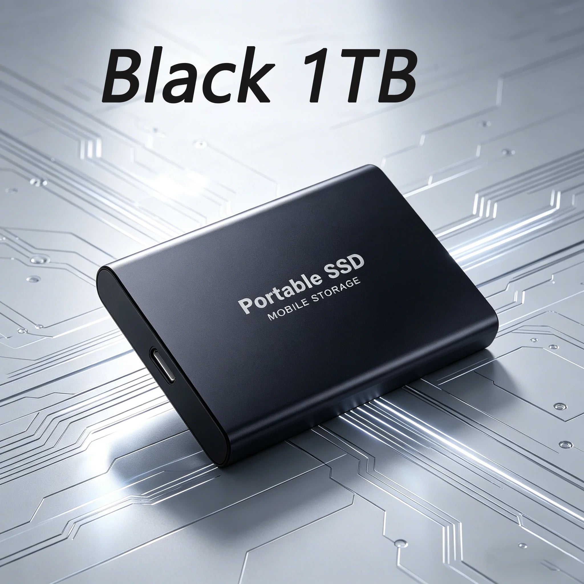 4TB Portable SSD Waterproof Shockproof High-Speed External Drive Pro