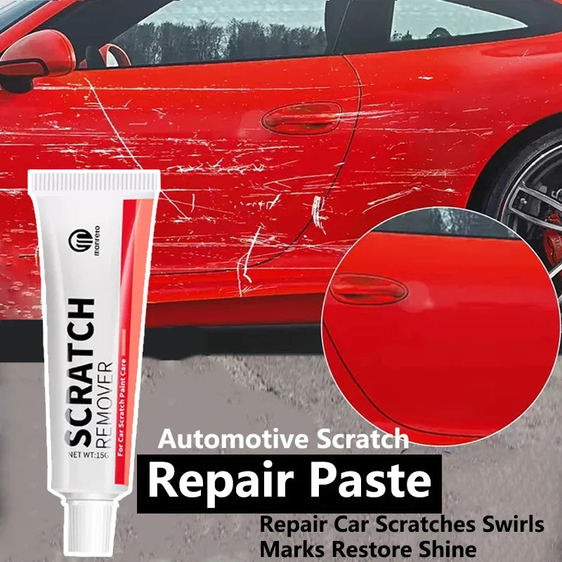 Car Scratch Remover Polish - Paint Repair Kit & Auto Care Tools