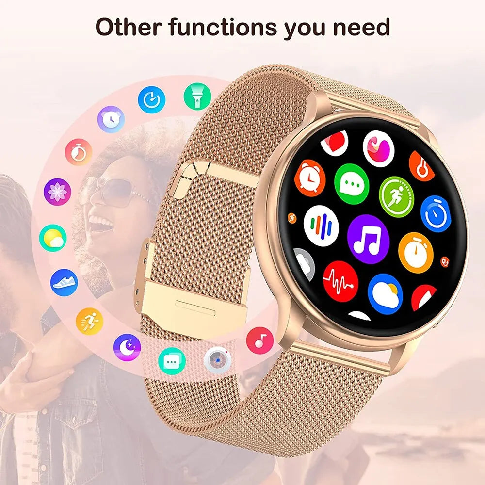 MEVADEN Bluetooth Call Smart Watch - Custom Dial, Fitness Tracker Y22