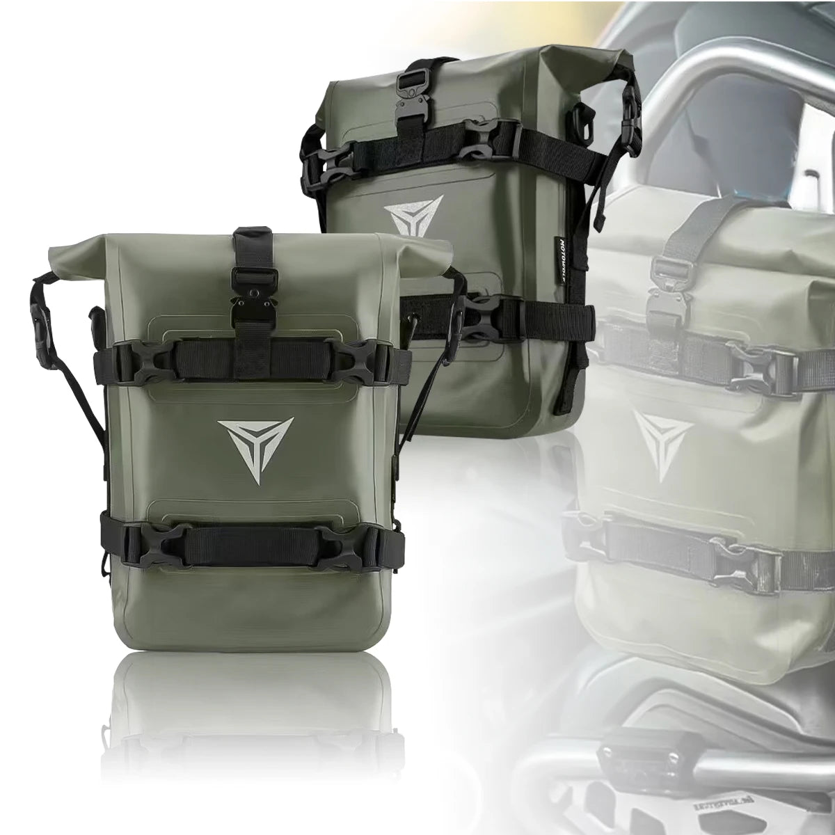 Motorcycle Frame Crash Bar Bag for BMW R1250GS R1200GS ADV Honda NC750X CB500X - Waterproof Tool Storage