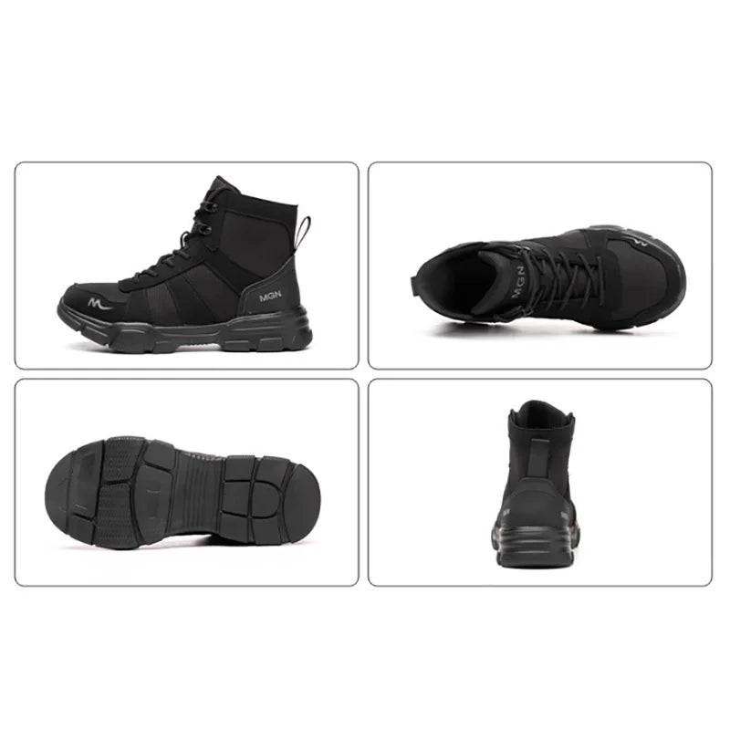 Kankeirr Industrial Non-Slip Tactical Safety Boots | Ultimate Protection