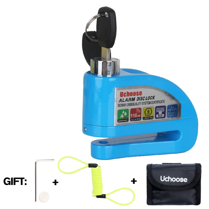 Vabena Motorcycle Disc Brake Alarm Lock | Anti-Theft Scooter Security