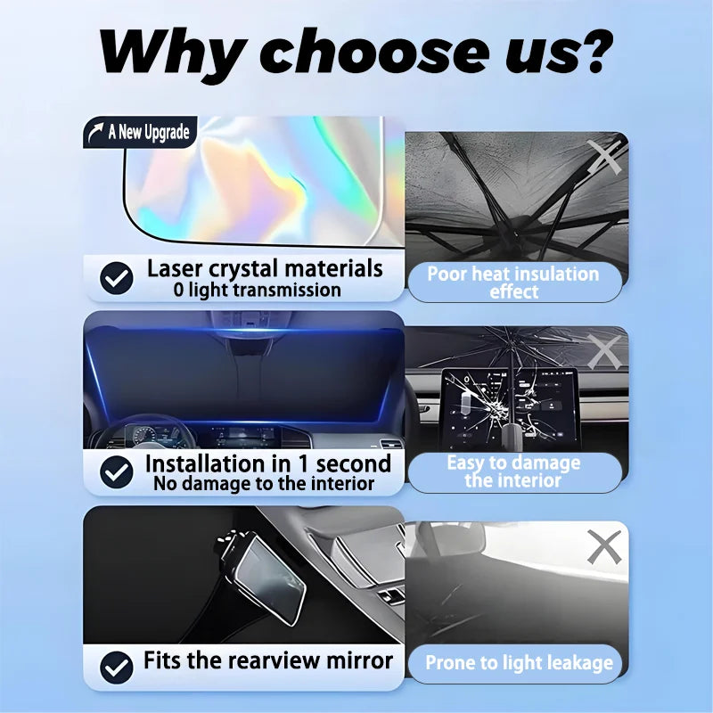 Kia Ceed XCeed Windshield Sunshade 2018-2025 | Anti-UV Protection & Interior Cool