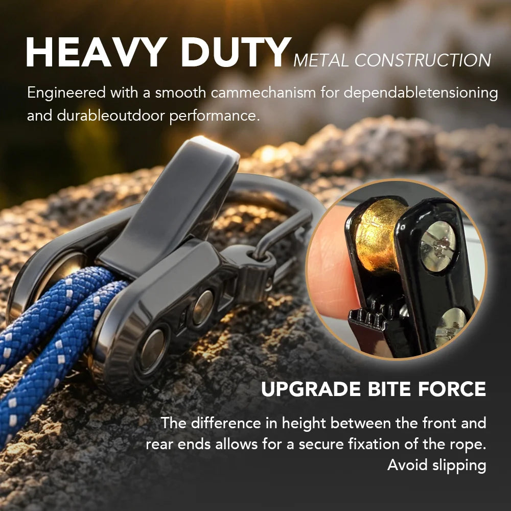 Retractable Paracord Fasteners | High-Strength Tensioners with Carabiners