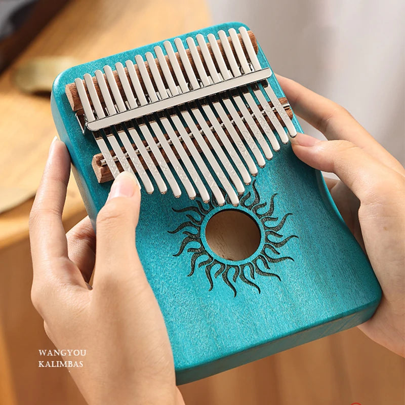 Hluru 17/21 Keys Kalimba Finger Piano - Musical Instrument for Beginners