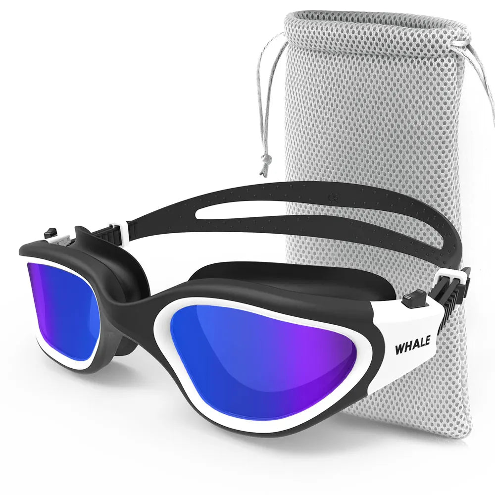 Polarized Swimming Goggles for Adults - Anti-Fog & UV Protection