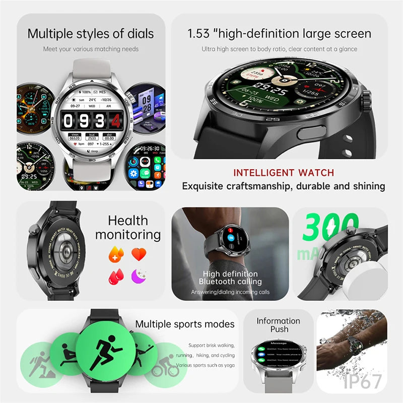 Vabena Smart Watch 5 Pro | GPS, NFC, AMOLED, Bluetooth Call
