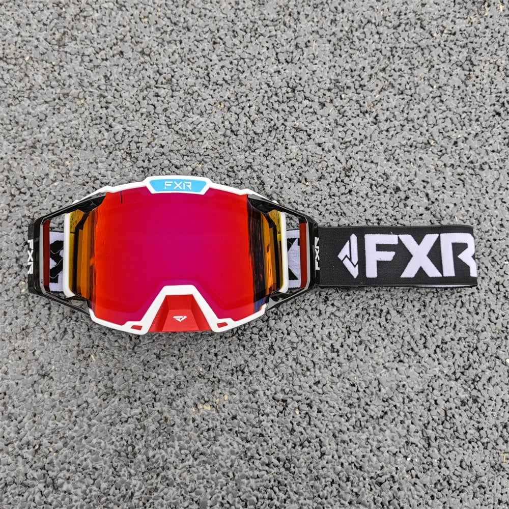 FXR Motocross Goggles HD Lens Anti-fog MX MTB Dirt Bike Eyeglasses