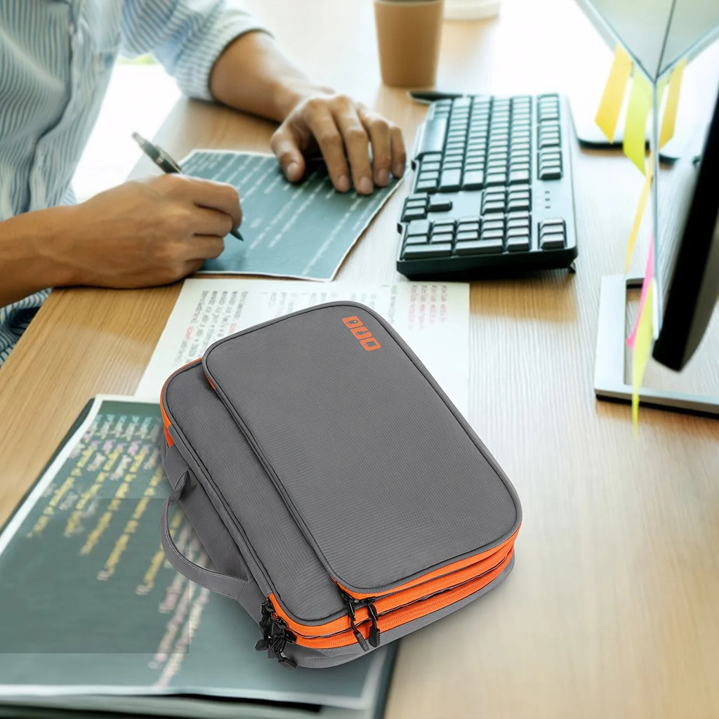Multi-Layer Cable Storage Bag | Electronic Accessories Organizer for Travel