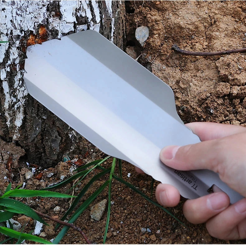 Tiartisan Titanium Mini Trowel - Ultralight Camping Hiking Garden Shovel