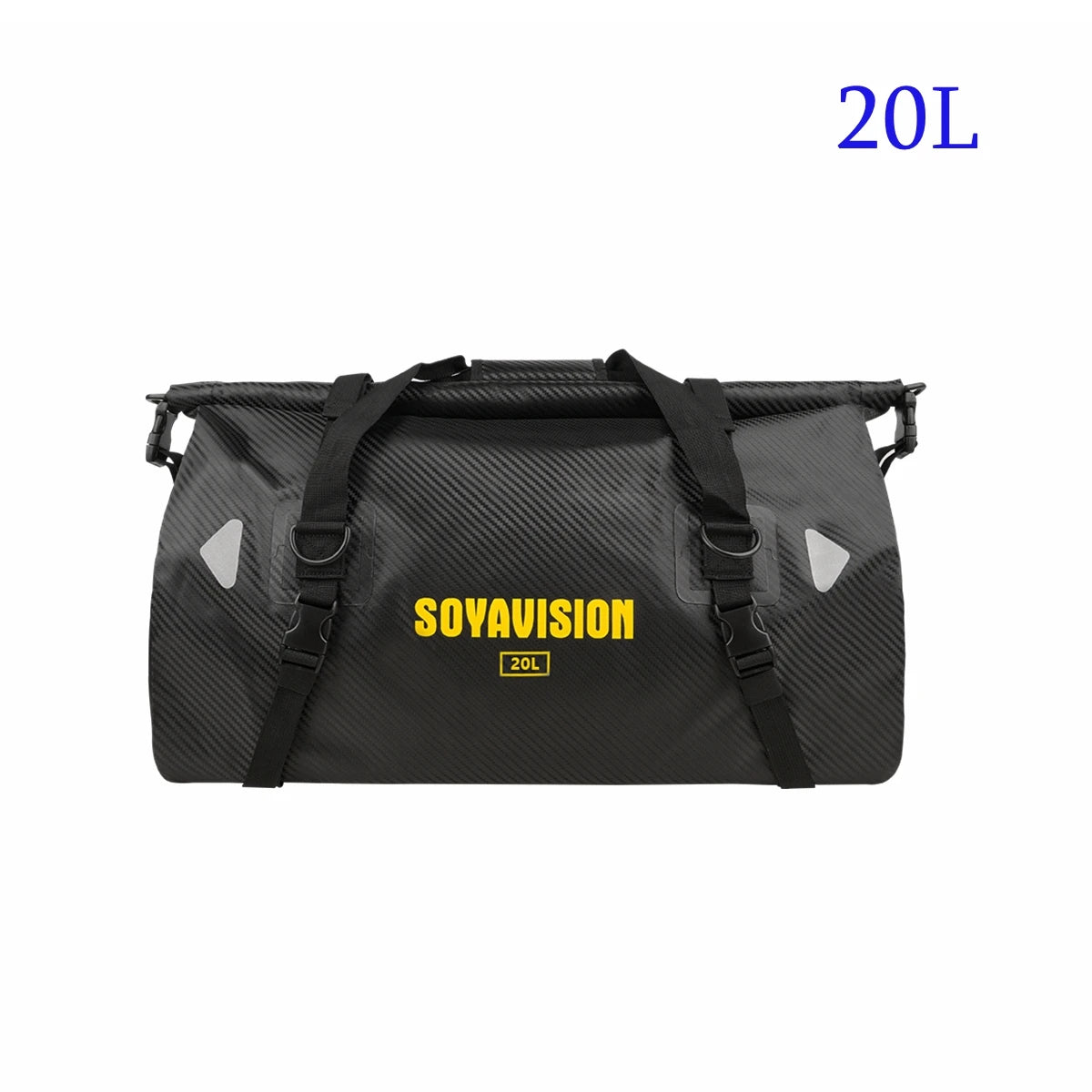 Waterproof Motorcycle Tail Bag | Dry Roll Luggage | 20L, 40L, 66L
