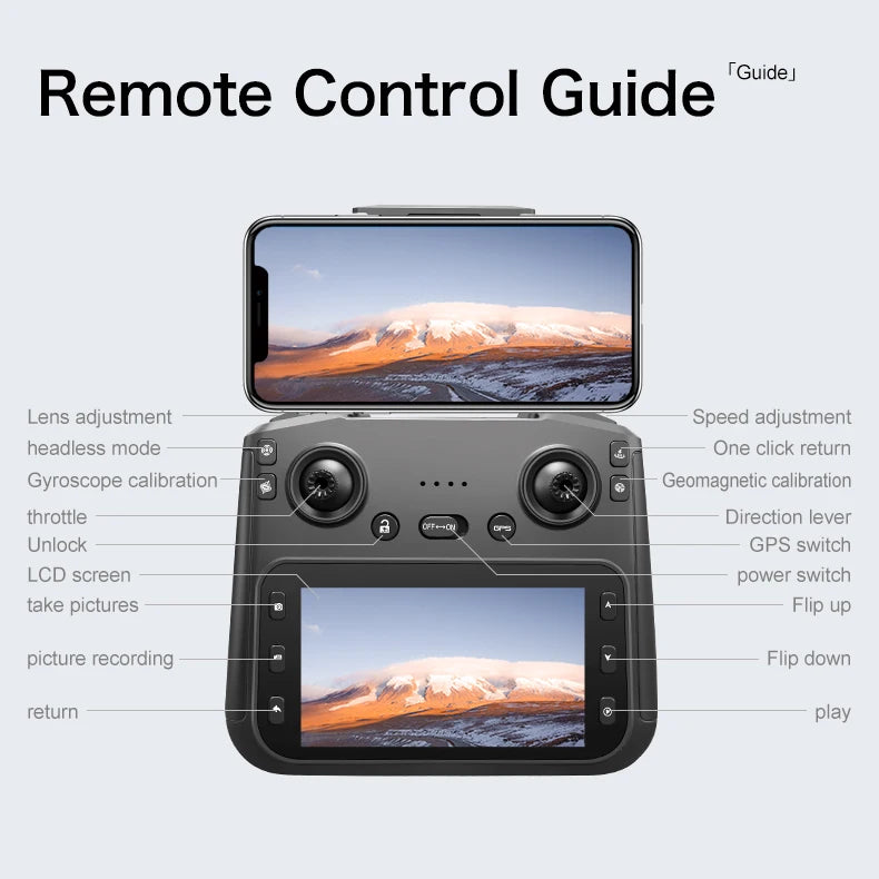 S-X1 MAX GPS Drone with 4K Camera & 3-axis Gimbal | Max Flight